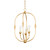 Hudson Valley - 3215-VGL - Three Light Lantern - Baltic - Vintage Gold Leaf