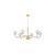 Hudson Valley - 3306-AGB - Six Light Chandelier - St. Lawrence - Aged Brass