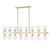 Hudson Valley - 3350-AGB - LED Island Pendant - Astoria - Aged Brass