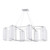 Hudson Valley - 3478-PN - Eight Light Chandelier - Pebble - Polished Nickel