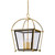 Hudson Valley - 3618-AGB - Four Light Lantern - Hollis - Aged Brass
