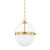 Hudson Valley - 3815-AGB - One Light Pendant - Donnell - Aged Brass