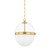 Hudson Valley - 3815-AGB - One Light Pendant - Donnell - Aged Brass