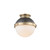 Hudson Valley - 4009-ADB - One Light Flush Mount - Latham - Aged Brass/Distressed Bronze