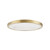Hudson Valley - 4318-AGB - LED Flush Mount - Woodhaven - Aged Brass