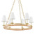 Hudson Valley - 4406-AGB - Six Light Chandelier - Swanton - Aged Brass