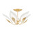 Hudson Valley - 4805-GL - Five Light Semi Flush Mount - Blossom - Gold Leaf