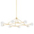 Hudson Valley - 4846-AGB - LED Chandelier - Andrews - Aged Brass