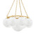 Hudson Valley - 5229-AGB - Nine Light Chandelier - Thornwood - Aged Brass