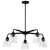 Nuvo Lighting - 60-8611 - Five Light Chandelier - Grayson - Matte Black