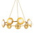 Hudson Valley - 5359-AGB - LED Chandelier - Glimmer - Aged Brass