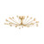 Hudson Valley - 5430-VGL - 30 Light Semi Flush Mount - Falkirk - Vintage Gold Leaf