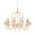 Hudson Valley - 5744-VGL - Ten Light Chandelier - Warrensburg - Vintage Gold Leaf