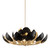 Hudson Valley - 5754-GL/BK - 21 Light Chandelier - Lotus - Gold Leaf