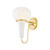Hudson Valley - 5813-AGB - One Light Wall Sconce - Adams Corner - Aged Brass