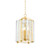 Hudson Valley - 6003-AGB - Three Light Lantern - Ramsey - Aged Brass