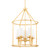 Hudson Valley - 6625-GL - Five Light Lantern - Torch - Gold Leaf