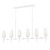 Hudson Valley - 6658-WP - Six Light Island Pendant - Torch - White Plaster