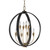 Hudson Valley - 6722-AOB - Eight Light Lantern - Dresden - Aged Brass/Old Bronze