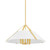 Hudson Valley - 6726-AGB/SWH - One Light Pendant - Raymond - Aged Brass/Soft White