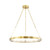Hudson Valley - 7128-AGB - LED Chandelier - Rosendale - Aged Brass