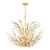 Hudson Valley - 7228-GL - Nine Light Chandelier - Tulip - Gold Leaf