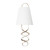 Hudson Valley - 7322-WSL - Two Light Wall Sconce - Dota - Warm Silver Leaf