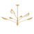 Hudson Valley - 7506-AGB - Six Light Chandelier - Levin - Aged Brass