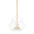 Hudson Valley - 8115-AGB - Three Light Lantern - Edmonton - Aged Brass