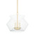 Hudson Valley - 8121-AGB - Five Light Lantern - Edmonton - Aged Brass