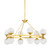 Hudson Valley - 8236-AGB - LED Chandelier - Grafton - Aged Brass