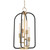 Hudson Valley - 8314-AGB - Four Light Lantern - Angler - Aged Brass