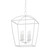 Hudson Valley - 8317-WP - Four Light Lantern - Bryant - White Plaster