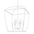 Hudson Valley - 8334-WP - Eight Light Lantern - Bryant - White Plaster