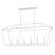 Hudson Valley - 8348-WP - Six Light Island Pendant - Bryant - White Plaster