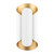 Hudson Valley - 8500-GL/WH - Two Light Wall Sconce - Banks - Gold Leaf