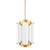 Hudson Valley - 8513-GL/WH - Six Light Pendant - Banks - Gold Leaf