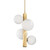 Hudson Valley - 8704-AGB - LED Pendant - Hinsdale - Aged Brass