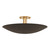 Hudson Valley - 8718-VB/BRZ - Three Light Flush Mount - Bern - Vintage Brass