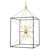 Hudson Valley - 8927-AGB/BK - 25 Light Lantern - Glendale - Aged Brass