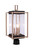 Craftmade - ZA6515-MNSB - Three Light Outdoor Post Mount - Metalwork - Midnight / Satin Brass