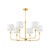 Hudson Valley - 9136-AGB - Six Light Chandelier - Paramus - Aged Brass