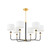 Hudson Valley - 9136-AOB - Six Light Chandelier - Paramus - Aged Brass/Old Bronze