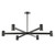 Hudson Valley - 9145-BBR - LED Chandelier - Predock - Black Brass