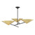 Hudson Valley - 9740-AGB/BK - Three Light Chandelier - Equilibrium - Aged Brass