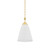 Hudson Valley - BKO1500-AGB/WP - One Light Pendant - Bronson - Aged Brass