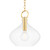 Hudson Valley - BKO253-AGB - One Light Pendant - Lina - Aged Brass