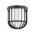 Hudson Valley - BKO301-PN/BK - One Light Flush Mount - Landon - Polished Nickel/Black