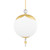 Hudson Valley - KBS1748701L-AGB - One Light Pendant - Perla - Aged Brass