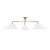Hudson Valley - KBS1751803-AOB - Three Light Semi Flush Mount - Duo - Aged Brass/Old Bronze